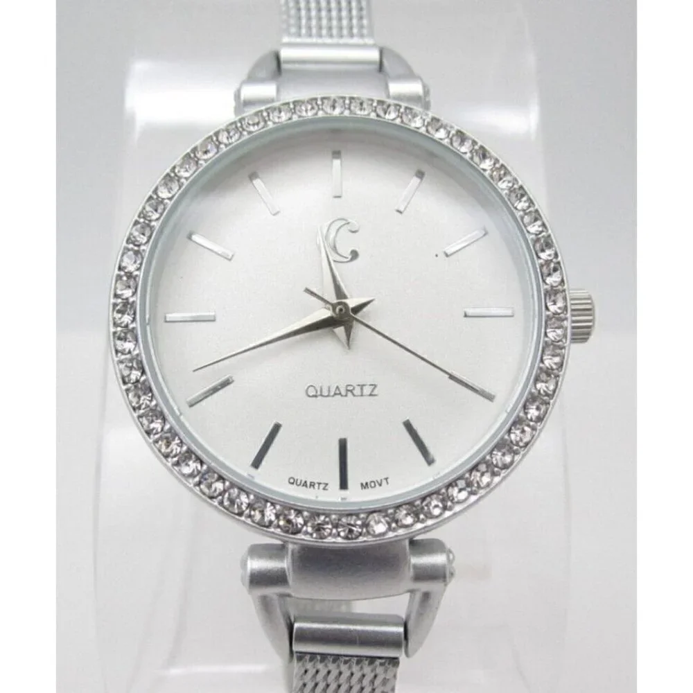 Women Charming Charlie Quartz WR Analog 34mm Dial Causal Round Watch (G413)